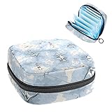 Design pratique : le sac de rangement est conçu avec une fermeture éclair, ce qui est pratique et pratique à ouvrir et à fermer. Le design interne en couches permet de bien ranger les tampons et de garder les choses organisées.
