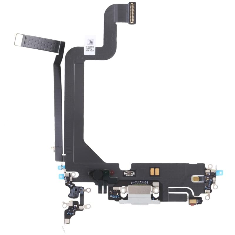 ePartSolution New USB Charger Charging Port Dock Connector Flex Cable Replacement for iPhone 14 Pro Max USA (White)