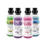 AMARELLA Wäscheduft Perlen Set 4×370 g - Duftmix Classic FrutiQue Bloomingo Lavella, Duftbooster für Waschmaschine, Wäscheparfum Granulat für Textilien, Duft bis 10 Wochen