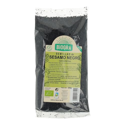 Biográ Sesamo Negro 250G Biogra Bio Envase De 250 Gramos Biográ 500 g