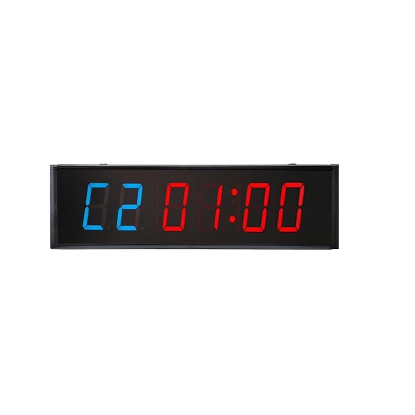 CVFRDD LED Countdown Clock, 3 Inch Wall Mounted Programmable Countdown Interval Gym Timers LED Stopwatch Clock(3 Inch Blue)