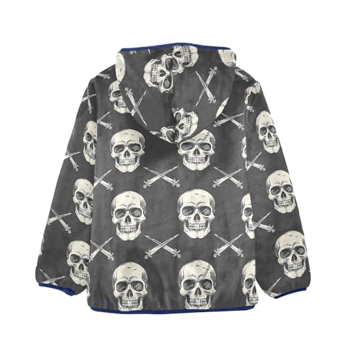 CHIFIGNO Sun and Moon Winter Jacket, Toddler Boy Zip up Hoodie Boys Lightweight Jacket for Fall Winter Spring 3T2