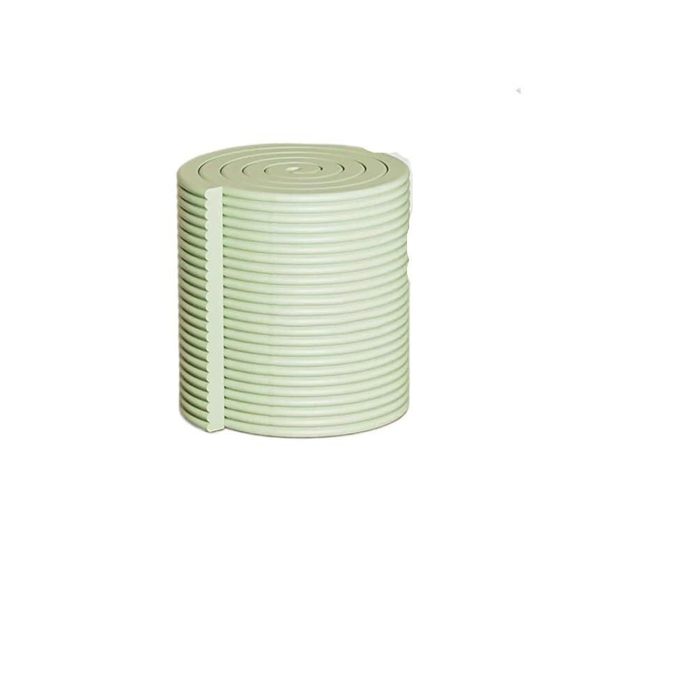 Furniture Corner Guard Edge, 7Ft Soft Extra-Wide Edge Protector, Self-Adhesive NBR Rubber Bumper Strips Easy to Install(Green)