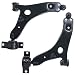 Detroit Axle - Both (2) Front Lower Driver & Passenger Side Control Arm and Ball Joint Assembly - 10-Year Warranty for 2005-2010 Ford Focus