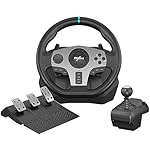 PXN V9 Gaming Racing Wheel pc Steering Wheel With Pedals and Shifter 270/900° Dual-Motor Feedback Driving gaming Racing Wheel for PC,PS4,PS3,Xbox One, Xbox Series X/S,N-Switch - Image 4