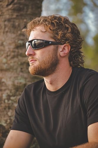 Image of Birdz Eyewear Oriole Bifocal Sunglasses 2 Pairs Black Frames 2.0x with Clear & Smoke Lenses