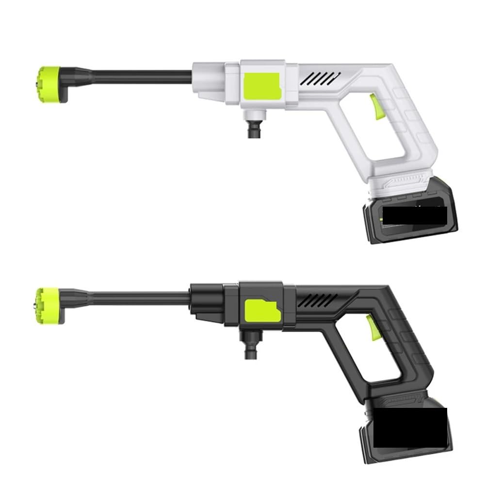 Pistolet do myjki wysokociśnieniowej, Bezprzewodowa Myjka Ciśnieniowa Przenośny Pistolet Na Wodę Do Użytku Domowego Pralka Elektryczna do samochodu,(WHITE)
