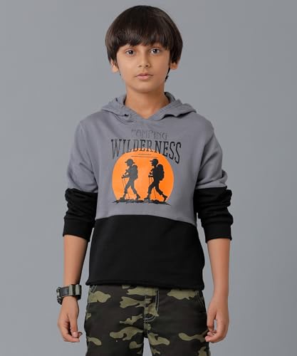 Image of KYDA Kids Unisex-Child Cotton Hooded Sweatshirt