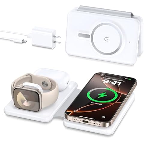 Knild 3-in-1 Magnetic Wireless Charger Cover