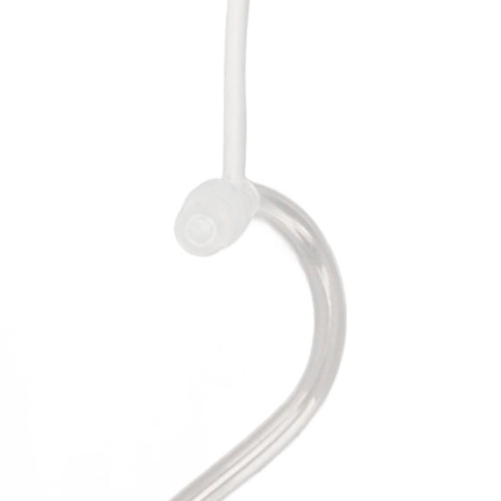 5 Tubos Sonido Tamaño 2B, Amplificador Auditivo Del Lado Izquierdo Derecho, Repuesto Tubos Sonido Delgados y Cúpulas,Tubos Audífonos Bte para la Mayoría Los Tubos Receptores(2BR -transparente)