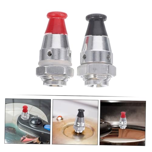 ULTECHNOVO Juego de 6 piezas de válvula de seguridad para olla a presión de aleación de aluminio, repuesto compatible con partes y accesorios de ollas a presión de alta presión miniatura 5
