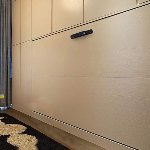 Poignée de porte coulissante : remplacez vos fixations fragiles par du zinc noir 170mm