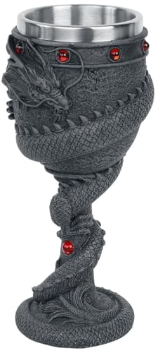 Nemesis Now Dragon Coil Goblet None Kelch schwarz Polyresin Drachen, Geschenke, Gothic