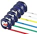 ilauke Étiquettes en plastique pour Dymo LetraTag 12mm x 4m,5 Multi-Couleurs et 1 transparent Rubans Cassettes Plastique Compatible avec Dymo LetraTag Etiqueteuse LT-100H LT-100T Plus XM XR 2000 QX50