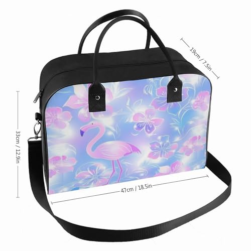 Lightning-black-background Women's Shoulder Bag Cross-Body Handbag Lightweight Weekend Travel Carry-On Gym Bag2
