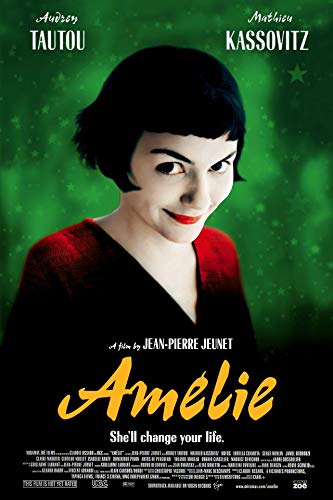 Christ-EZ Amélie Wall Movie Poster - Matte poster Frameless Gift 11 x 17 inch(28cm x 43cm)