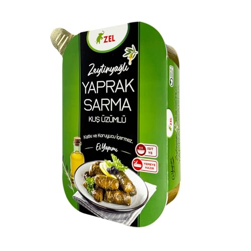 Kuş Üzümlü Zeytinyağlı Yaprak Sarma 200 g Hazır Yemek – Geleneksel Ev Yapımı Tadında