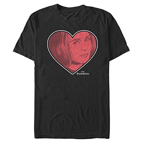 T-shirt WandaVision pour vos soirées streaming coton noir 4XL