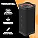 Lifeworks Skullcandy Terrain XL XT Wireless Bluetooth Speaker - IPX7 Waterproof Portable Speaker, 18 Hour Battery, Nylon Wrist Wrap, True Wireless Stereo (Black)