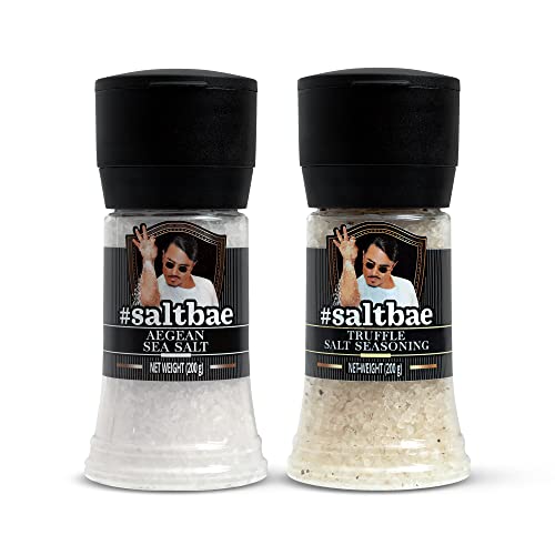 SaltBae Duo Pack Salt Seasonings, 2 pcs high quality salt seasonings for any home cook or grillmaster