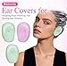 Beavorty Ear Covers for Shower Hair Dryer & Dye,3 Pair Silicone Ear Protectors Guard Shieds Waterproof Earmuffs for Hairdressing Bathing Anti Staining from The Dye