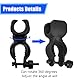 Cane Halter LED Taschenlampe Sets für Drive Rollator, Walker, Rollstuhl und Universal Krücken Stick Halterung Zubehör