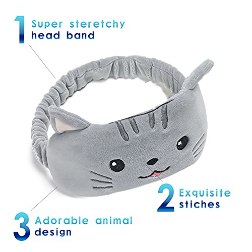 Travel Pillow for Kids and Adults, Cute Animal Memory Foam Neck Pillow with Soft Fleece Cover and Eye Mask Set, Airplane… - Image 5