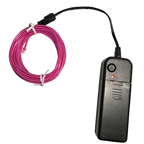 CapsA Halloween Lights Flexible LED Light Wire String Strip Rope Glow Decor Neon Lamp USB Controlle for Patio, Garden, Gate, Yard, Halloween Christmas Party Bar Supply (I) - Thumbnail 2