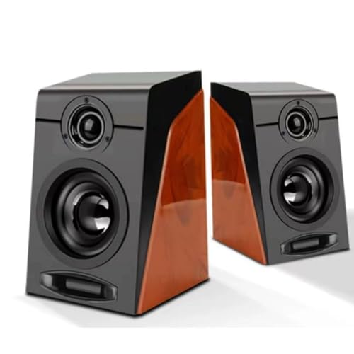 Harewtwy Altavoces para PC, HiFi, Graves Profundos, Volumen Ajustable, Plug and Play, para TV, Ordenadores, Portátiles y Teléfonos