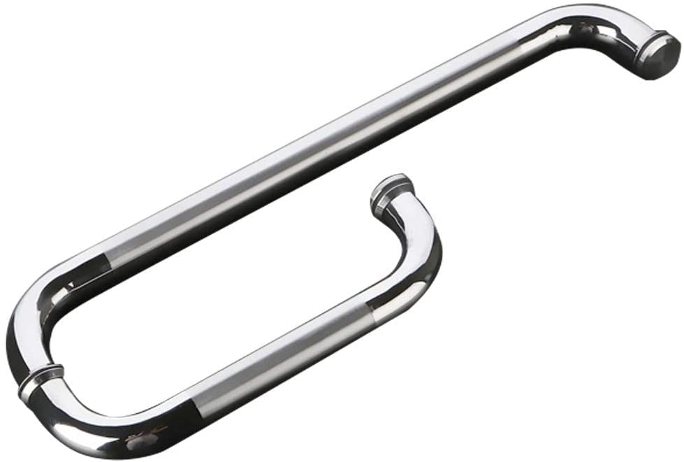 Poignées de porte de douche 180-380 mm en verre trempé