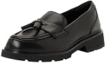 Clarks Lauryl Tassel Womens Black Leather, 4