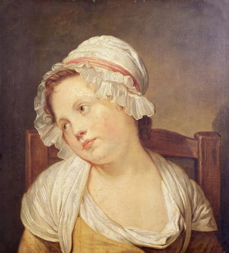 Pintura sobre lienzo clásica de Jean Baptiste Greuze cuadro decorativo de 60x90cm