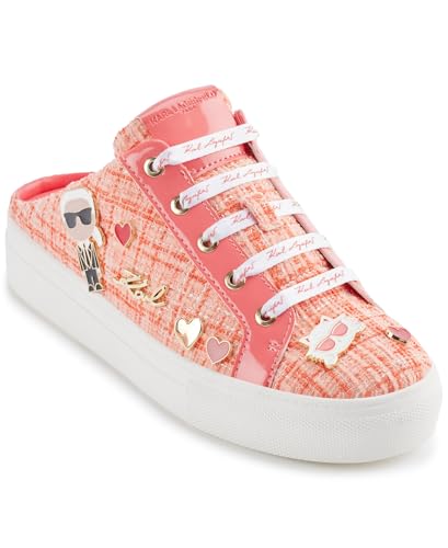 KARL LAGERFELD Paris Women's Shoes Women's Shoes, Sunset Coral,9.5