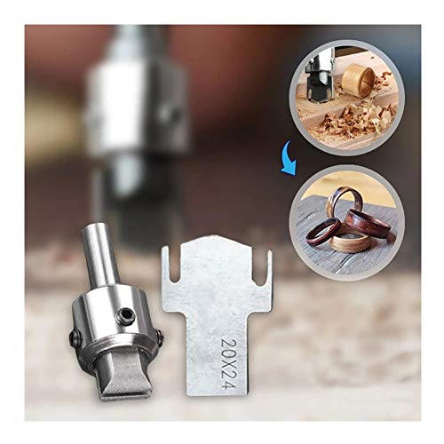 Steel Drill Wood Tools, Wooden Thick Ring Maker, High Speed Steel Drill Bit, Wooden Ring Jewelery Making Steel Drill Tool (OD 16.5)