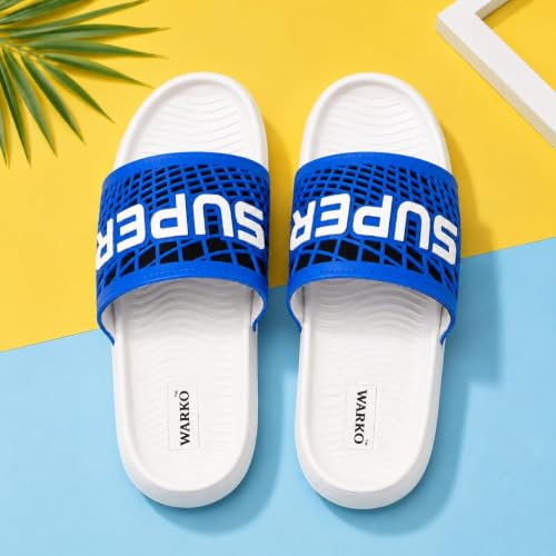 Image of WARKO Slippers For Men | Stylish Chappal For Boys | Soft Cushioned EVA Slides Slipper | Casual FlipFlop Daily Wear Footwear | Indoor Outdoor Use