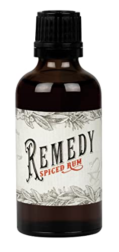 Remedy Spiced Rum | Gold Meiningers International Spirits Award | Gold London Spirits Awards | Auf Basis 3 karibischer Rums | Feine Noten von Vanille, Orangenschale & Zimt| 41,5{643a8582237585fa966656ead616fd97eba01a5a0e8851d216b8d0a034ca2251} | 50ml Remedy Spiced Rum | Gold Meiningers International Spirits Award | Gold London Spirits Awards | Auf Basis 3 karibischer Rums | Feine Noten von Vanille, Orangenschale & Zimt| 41,5{643a8582237585fa966656ead616fd97eba01a5a0e8851d216b8d0a034ca2251} | 50ml