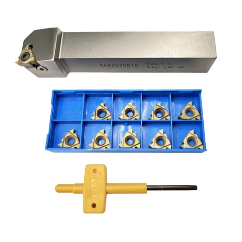 SATPISTOUL Lathe Tool Threading Solution: SER2020K16 Turning Tool Holder with