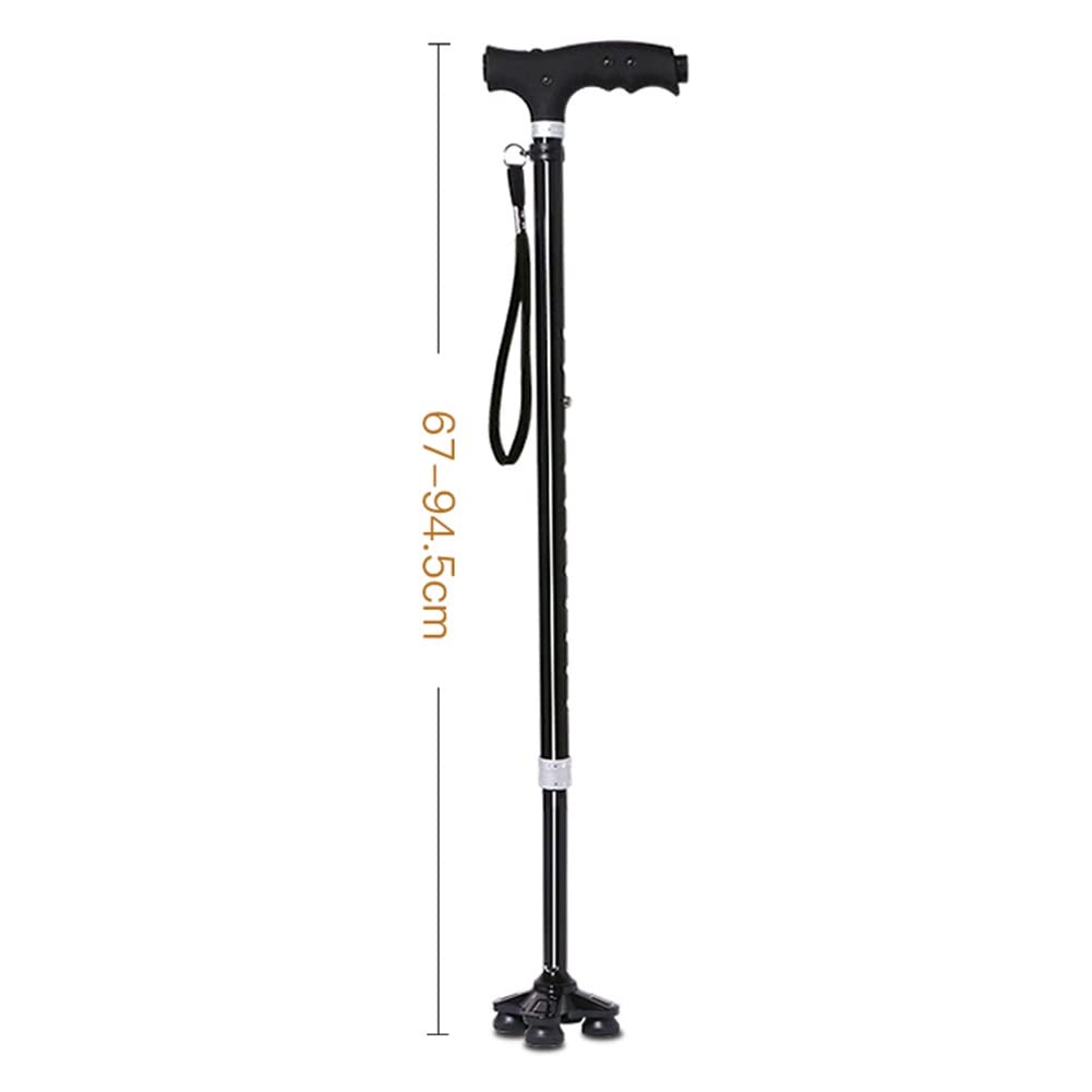 Bastón para Caminar para Hombres y Mujeres, bastón Independiente con luz LED, bastón de Viaje liviano, Bastones de Aluminio para Personas Mayores y Adultos