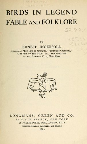 Birds in legend, fable and folklore