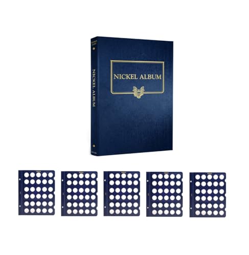 Whitman US and Canada Nickel Coin Album Five Blank Pages #4475