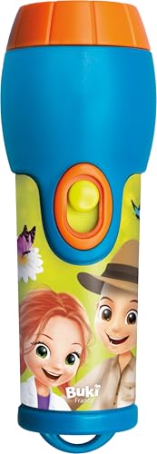 Buki 6340 - Kinder-Taschenlampe mit augenschonendem LED-Licht | Sicher, leicht & ideal für kleine Entdecker ab 3 Jahren