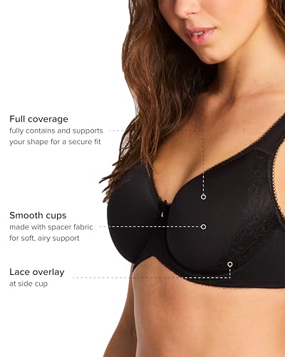 Image of Wacoal Women's Retro Chic Lightly Padded Full Coverage Underwire Bra, 853186