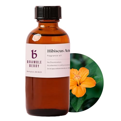 Image of Bramble Berry Hibiscus and Honey Fragrance Oil 2 oz | Floral Fruity Scent for Soap Making, Lotion, Bath Bombs, Candles & Perfume | Skin Safe, Vegan, Paraben & Phthalate Free