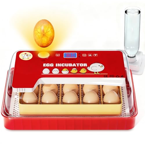 Incubators for Hatching Eggs 15-35 Eggs Incubator with Automatic Egg Turning and ℉Temperature...