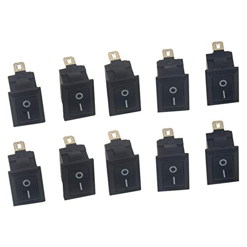 Schalter 12v Mini Boot CGEAMDY 5 Stück , Mini 2 Polig Wippschalter