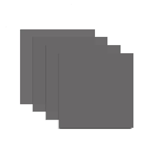 Almohadilla térmica de silicona gris, 4 piezas, 0.020 in, 0.039 in, 0.059 in, 0.079 in, grosor 3.937x3.937 in, pieza entera, conductividad térmica