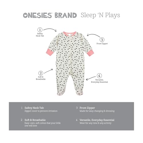 Image of ONESIES Brand Baby Boys Sleepers 4-Pack Footies and Toddler Set