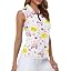 White Pink Candy Golf Cart Sprinkle Print