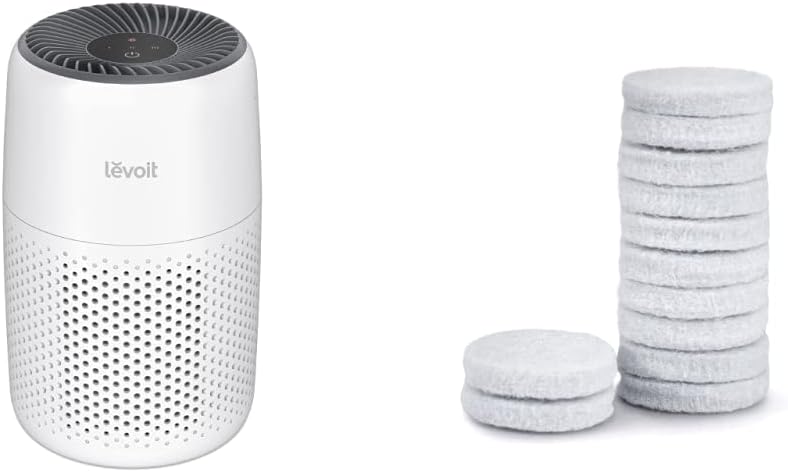 LEVOIT Air Purifiers: Bedroom Home Cleaner with HEPA Filter, Fragrance Sponge for Better Sleep, Filters Smoke, Allergens