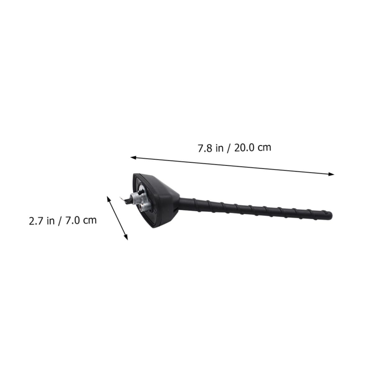 UKCOCO Antena de Techo para Coche Práctica y Duradera en Abs y Aleación de Aluminio, Accesorio Compacto para Techo Compatible con Modelos 2009-2014